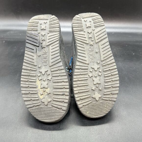 Hey Dude Wally Youth Chambray Wave Rider Loafer Youth Size K13 130134737 - Picture 7 of 7